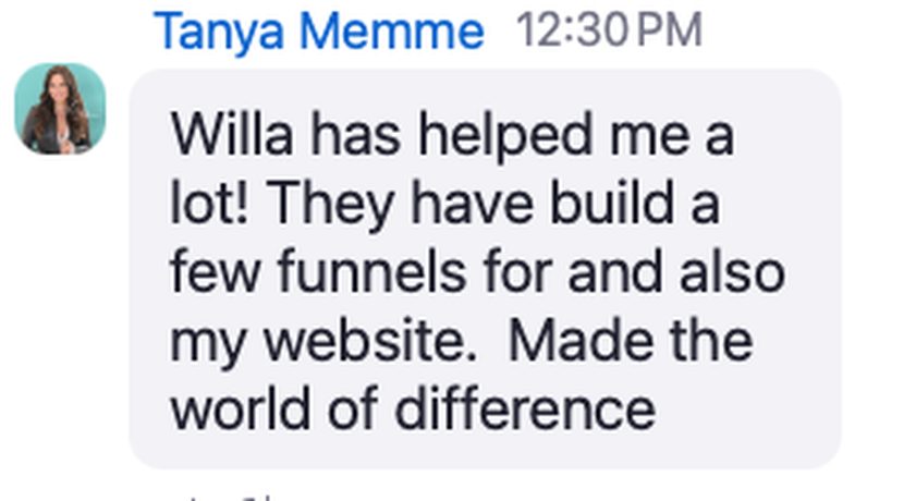 Client testimonial for Firestarter
